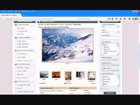 Recherche d'appartement Location au ski Alpes en Décembre Janvier Février Mars Avril ?
