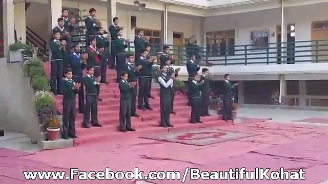 A Brilliantly Performance by Private School of Kohaat Tribute to Peshawar School Attack 16-12-2014