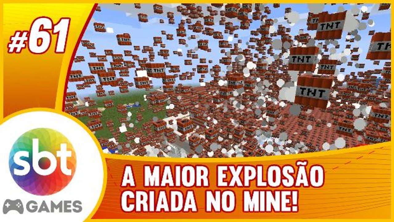 SBT no Minecraft POLÊMICO - EXPLODINDO o SBT!
