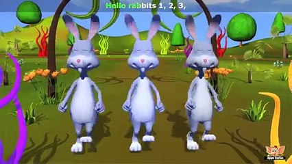 Hello Rabbits - Nursery Rhyme with Karaoke