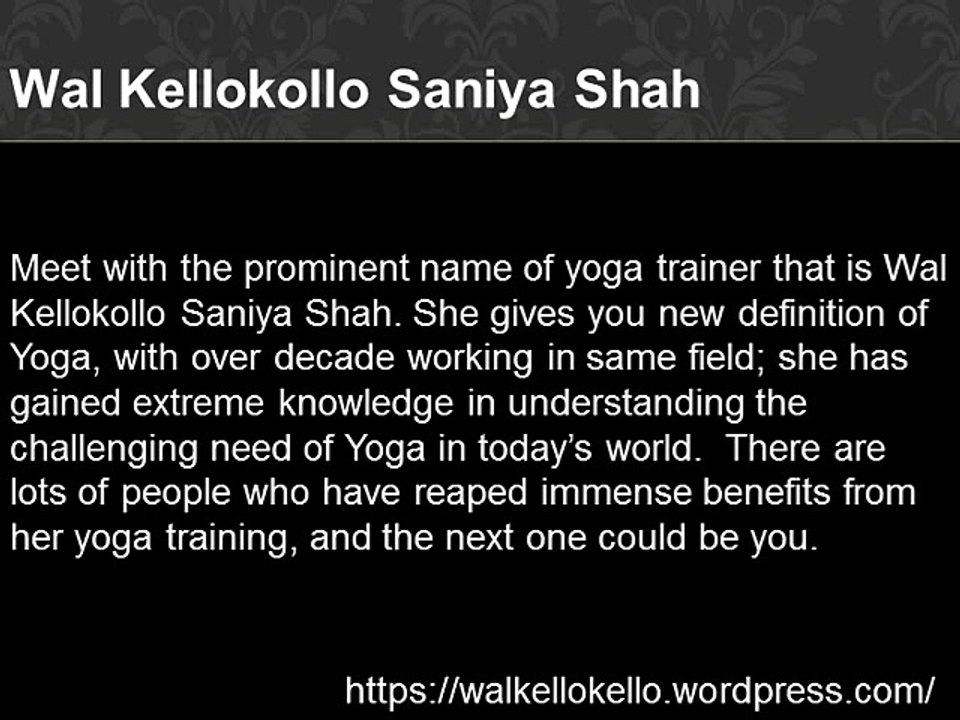Wal Kellokollo Saniya Shah