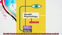 Health Psychology Palgrave Insights in Psychology series