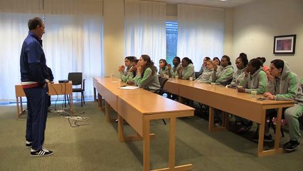 Mondial (F) - Le discours de Portes avant les Pays-Bas