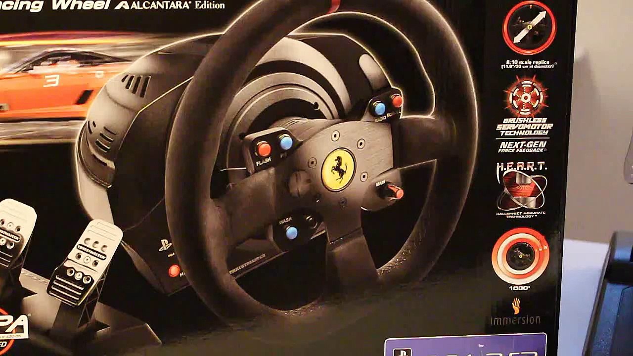 Thrustmaster T300 Ferrari Integral Alcantara Review Português