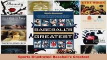 Download  Sports Illustrated Baseballs Greatest PDF Online