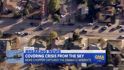 San Bernardino Shooting: News Helicopter Captures Dramatic Play by Play