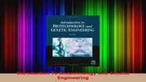 Introduction To Biotechnology And Genetic Engineering Read Online
