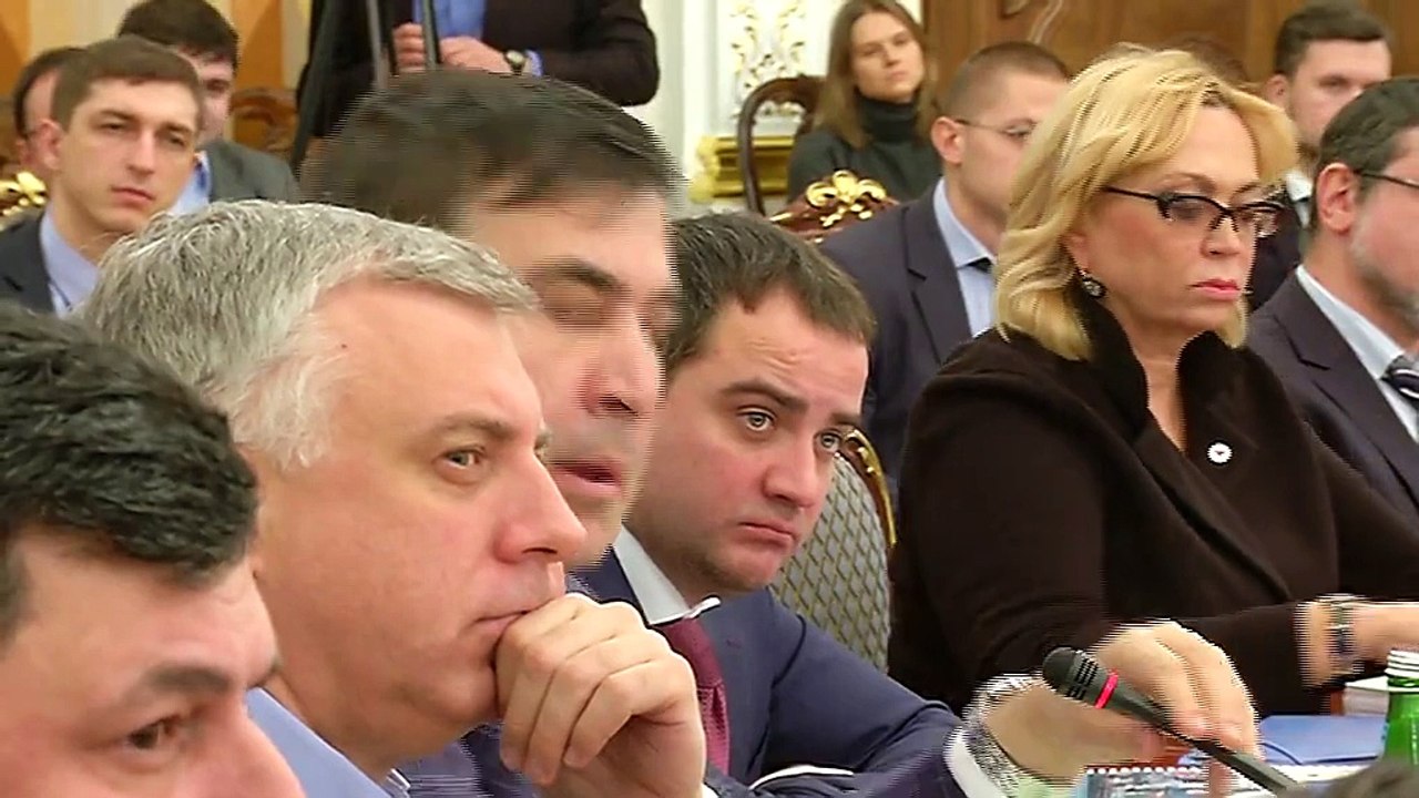 Аваков опубликовал видео конфликта с Саакашвили