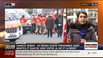 Attentat contre Charlie Hebdo à Paris: Le duplex d'une journaliste de BFMTV perturbé