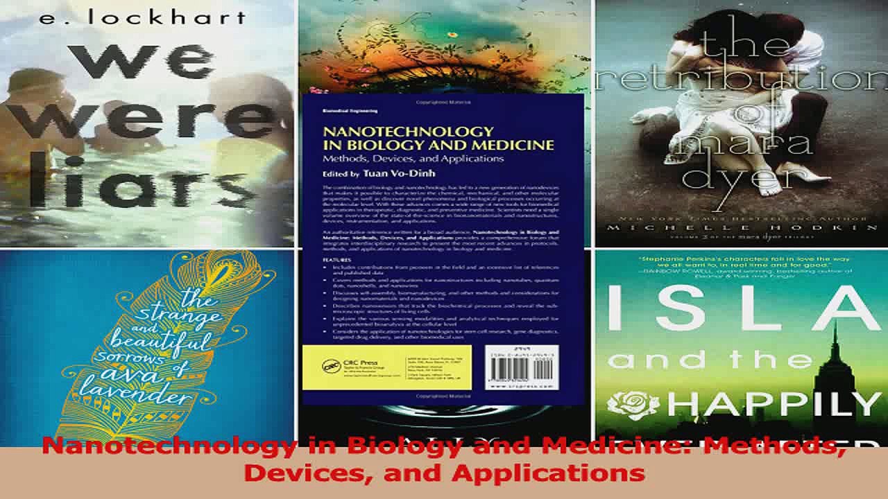 Nanotechnology in Biology and Medicine Methods Devices and Applications Download