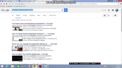 How to adjust youtube video brightness and colours