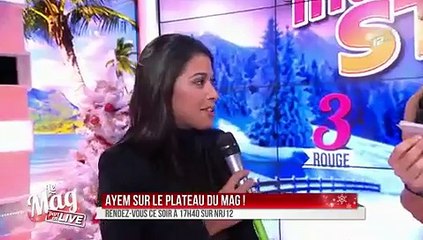 Ayem fond en larmes sur le plateau du "Mag" sur NRJ 12