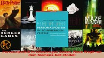 Lesen  Personalpolitik in schwierigen Zeiten Neue Wege mit dem SiemensbeEModell Ebook Frei