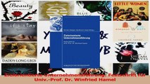Download  Zielorientierte Unternehmensführung Festschrift für UnivProf Dr Winfried Hamel Ebook Frei
