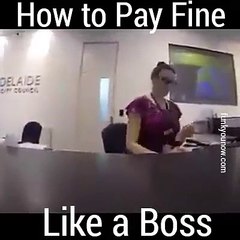 Great way to pay fine hahaha i memorized my college days