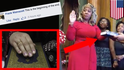 Judge sworn into office on the Koran, middle America freaks out