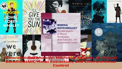 Mineral Biotechnology Microbial Aspects of Mineral Beneficiation Metal Extraction and Download