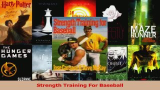 Read  Strength Training For Baseball Ebook Free