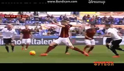Edin Dzeko Super Goal Roma 1-0 Spezia 16-12-2015