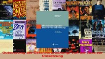 Lesen  Outsourcing der Datenverarbeitung Von der Idee zur Umsetzung Ebook Frei