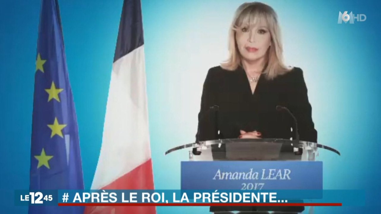 Amanda Lear candidate à la Présidentielle de 2017 ? - ZAPPING ACTU DU 16/12/2015