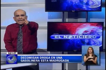 Decomisan droga en una gasolinera esta madrugada