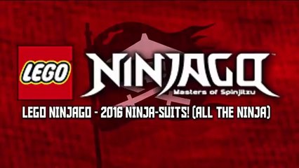 (NEW) LEGO® Ninjago 2016 ALL THE NINJA SUITS!! HD (CONCEPT IMAGES)