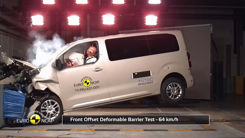 5 étoiles pour le Peugeot Traveller à l'Euro...