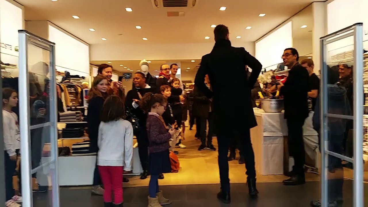 Benoît Paire en dédicaces à Caen