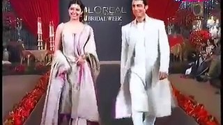Fawad Khan & Mahira Khan Walk the Ramp at Bridal Week