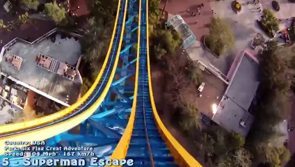 Top 10 Fastest Roller Coasters 2015 HD