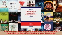 Download  Grundlagen Qualitätsmanagement Einführung in Geschichte Begriffe Systeme und Konzepte Ebook Online