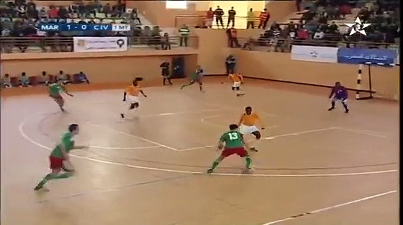 ملخص تأهل المنتخب الوطني لكرة القدم داخل القاعة الى نهائيات أمم افريقيا بجوهنسبورغ