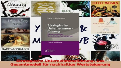 Lesen  Strategische Unternehmensführung Das Gesamtmodell für nachhaltige Wertsteigerung Ebook Frei