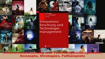 Download  Innovationsforschung und Technologiemanagement Konzepte Strategien Fallbeispiele Ebook Frei