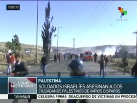 Fuerzas israelíes asesinan a dos palestinos en Cisjordania