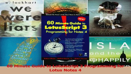 60 Minute Guide to Lotusscript 3 Programming for Lotus Notes 4 PDF