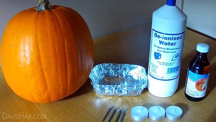 How to Make a Smoking Pumpkin - Halloween Jack o Lantern
