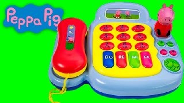 Peppa Pig Musical Phone Toy Piano Teléfono de Peppa Pig Juguetes Peppa Pig Toys Videos