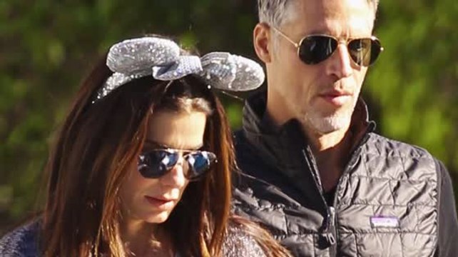 Sandra Bullock Takes Her Boyfriend and Kids to Disneyland