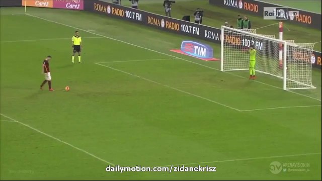 Miralem Pjanic INCREDIBLE Penalty Miss AS Roma 0-0 Spezia Coppa Italia 16.12.2015 HD