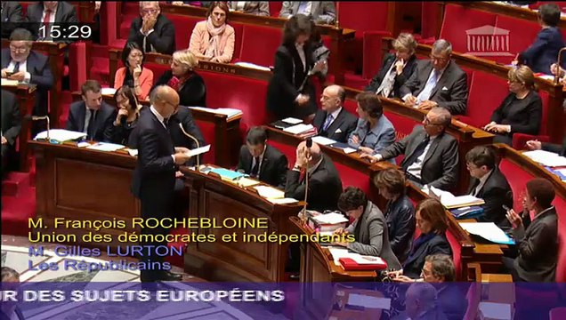 QAG - L'Union européenne et la Turquie - Réponse d'Harlem DESIR au député François ROCHEBLOINE