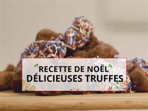 Recette de Noël : des truffes au chocolat faites maison