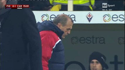 Di Gaudio Goal - Fiorentina 0-1 Carpi - 16-12-2015 Coppa Italia