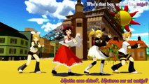 MMD - Reimu & Rin & VocaloiD - Go!Go! Carlito (Whos That Boy) - SubLatinoHD