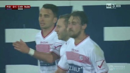 0-1 Antonio Di Gaudio Goal Italy  Coppa Italia  Round 5 - 16.12.2015, Fiorentina 0-1 Carpi FC
