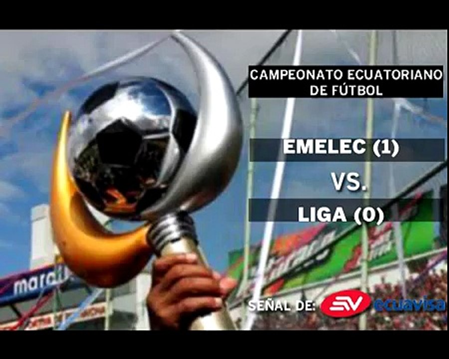 Emelec 1 x 0 Liga de Quito - (Gol de Marlon De Jesus 16 Diciembre 2012)