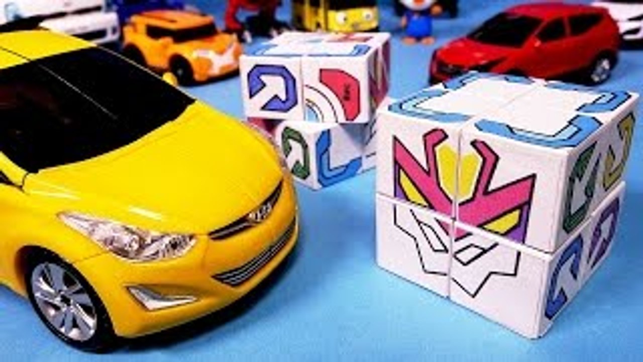 헬로카봇 큐브 와 카봇 변신 장난감 Hello Carbot Transformers c...