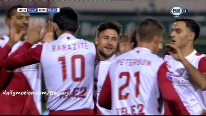 0-2 Nacer Barazite Goal - Achilles 29 0-2 Utrecht - 16-12-2015