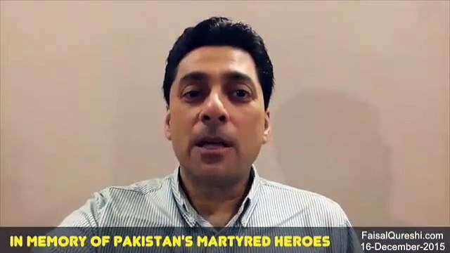 Faisal Qureshi Tribute to APS Martyred in his Own Way!